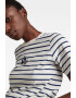 G-Star RAW Tricou din bumbac organic cu dungi - Pled.ro