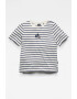 G-Star RAW Tricou din bumbac organic cu dungi - Pled.ro