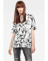 G-Star RAW Tricou lejer cu model floral - Pled.ro