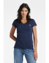 G-Star RAW Tricou slim fit din bumbac organic cu decolteu in V Eyben - Pled.ro