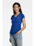 G-STAR Tricou slim fit din bumbac organic cu decolteu in V Eyben - Pled.ro