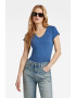 G-Star RAW Tricou slim fit din bumbac organic cu decolteu in V Eyben - Pled.ro