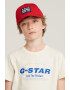 G-STAR Tricou de bumbac organic cu imprimeu logo - Pled.ro