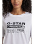 G-STAR Tricou de bumbac organic cu imprimeu logo Originals - Pled.ro