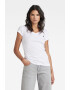 G-STAR Tricou slim fit din bumbac organic cu decolteu in V Eyben - Pled.ro