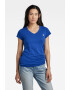 G-STAR Tricou slim fit din bumbac organic cu decolteu in V Eyben - Pled.ro