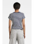 G-STAR Tricou slim fit din bumbac organic cu decolteu in V si model cu dungi - Pled.ro