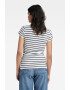 G-STAR Tricou slim fit din bumbac organic cu decolteu in V si model cu dungi - Pled.ro