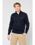 Gant Pulover cu fermoar scurt si broderie logo discreta - Pled.ro