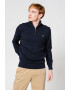 Gant Pulover cu fermoar scurt si broderie logo discreta - Pled.ro