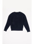 Gant Pulover striat cu broderie logo discreta - Pled.ro