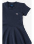 Gant Rochie evazata cu imprimeu logo The Original - Pled.ro