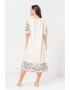 Gant Rochie midi cu broderie florala - Pled.ro