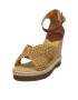 Gant Sandale cu talpa wedge si insertii din material textil - Pled.ro