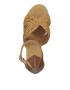 Gant Sandale cu talpa wedge si insertii din material textil - Pled.ro