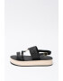 Gant Sandale flatform cu insertii de piele Midville - Pled.ro