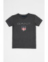 Gant Tricou din bumbac cu imprimeu logo Shield - Pled.ro