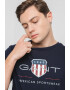 Gant Tricou din bumbac cu model logo - Pled.ro