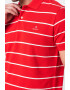 Gant Tricou polo din material pique cu model in dungi Breton - Pled.ro