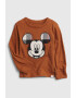 GAP Bluza cu decolteu la baza gatului si imprimeu cu Mickey Mouse - Pled.ro