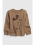 GAP Bluza cu decolteu la baza gatului si imprimeu cu Mickey Mouse - Pled.ro