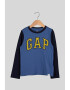 GAP Bluza cu decolteu rotund cu logo - Pled.ro