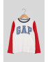 GAP Bluza cu decolteu rotund cu logo - Pled.ro