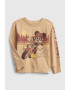 GAP Bluza cu decolteu la baza gatului si imprimeu cu Mickey Mouse - Pled.ro