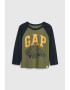 GAP Bluza cu imprimeu grafic si maneci raglan - Pled.ro