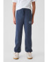 GAP Pantaloni de trening de bumbac cu logo - Pled.ro