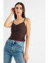 GAP Top cu decolteu en-coeur si aspect striat - Pled.ro