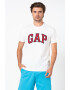 GAP Tricou cu decolteu la baza gatului si broderie logo - Pled.ro