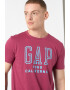 GAP Tricou cu decolteu la baza gatului si imprimeu logo - Pled.ro