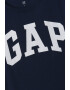 GAP Tricou cu decolteu la baza gatului si imprimeu logo - Pled.ro