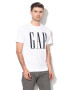 GAP Tricou cu decolteu la baza gatului si imprimeu logo supradimensionat - Pled.ro