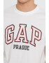 GAP Tricou cu imprimeu logo contrastant - Pled.ro