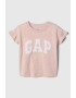 GAP Tricou cu logo si maneci cu volane - Pled.ro