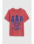 GAP Tricou cu text si imprimeu logo - Pled.ro