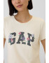 GAP Tricou de bumbac cu imprimeu logo - Pled.ro