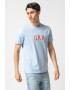 GAP Tricou de bumbac cu logo brodat - Pled.ro