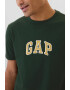 GAP Tricou de bumbac cu logo brodat - Pled.ro