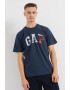 GAP Tricou din bumbac organic cu imprimeu logo - Pled.ro