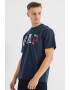 GAP Tricou din bumbac organic cu imprimeu logo - Pled.ro