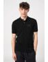 GAP Tricou polo slim fit din material pique cu broderie logo - Pled.ro