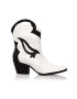 Gemelli Shoes Botine din piele cu varf ascutit Whitey - Pled.ro