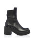 Gemelli Shoes Ghete de piele cu toc masiv - Pled.ro