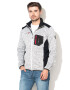 Geographical Norway Bluza sport cu fermoar si aspect tricotat Urval - Pled.ro