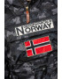 Geographical Norway Geaca fara inchidere cu vatelina gluga si garnitura din blana sintetica Barman - Pled.ro