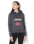 Geographical Norway Hanorac cu buzunar frontal si captuseala din fleece Gymclass - Pled.ro