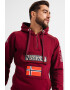 Geographical Norway Hanorac cu snur si logo brodat Gymclass - Pled.ro